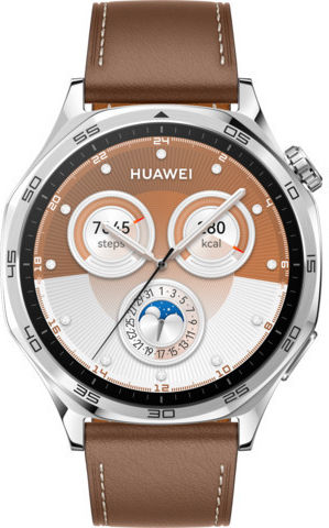 Huawei Watch GT 5 Oțel inoxidabil 46mm Rezistent la apă cu Pulsometru (Maro)