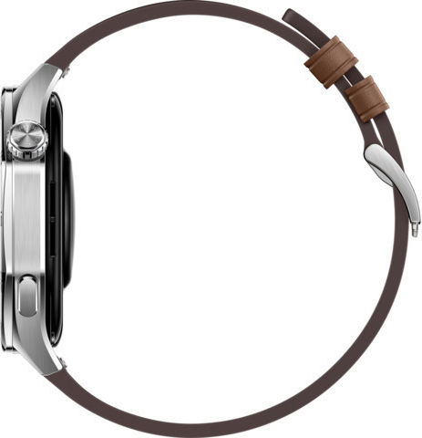 Huawei Watch GT 5 Stainless Steel 46mm Αδιάβροχο με Παλμογράφο (Καφέ)