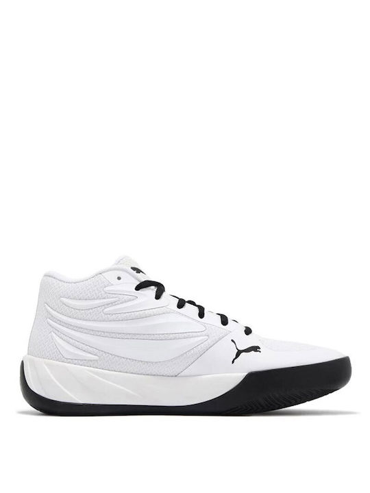 Puma Court Pro High Basketball Shoes White