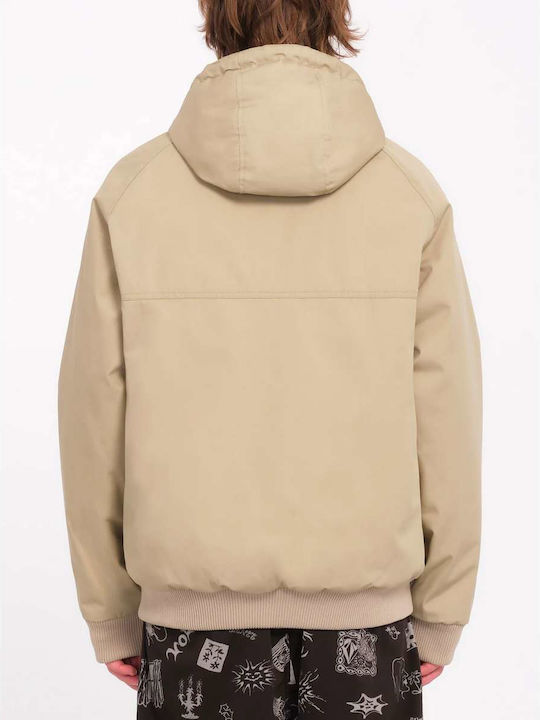 Volcom Hernan Herren Jacke Lässig Khaki