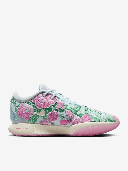 LeBron 21 Premium Ниски Баскетболни обувки Glacier Blue / Stadium Green / Beyond Pink / Coconut Milk