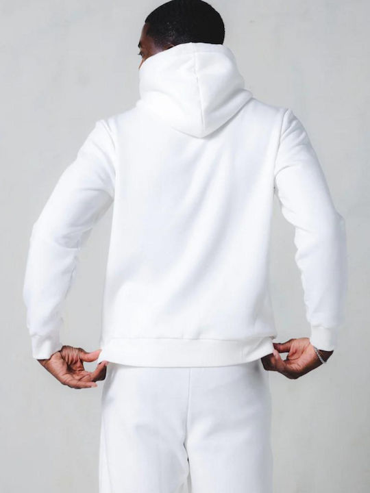 Hanorac cu Glugă White