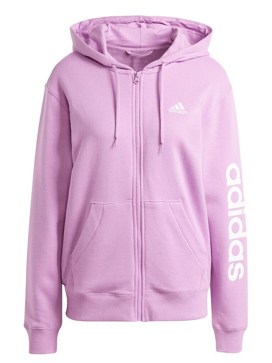 adidas Женска Суичър яке Худи Purple-white