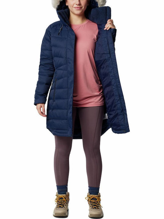 Ii Mid Късо Дамско Парка Яке за Зима Collegiate Navy