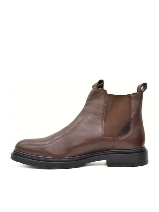 Leather Brown Chelsea Boots