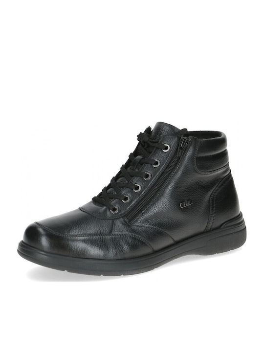 Leder Schwarz Herrenstiefel Anatomisch