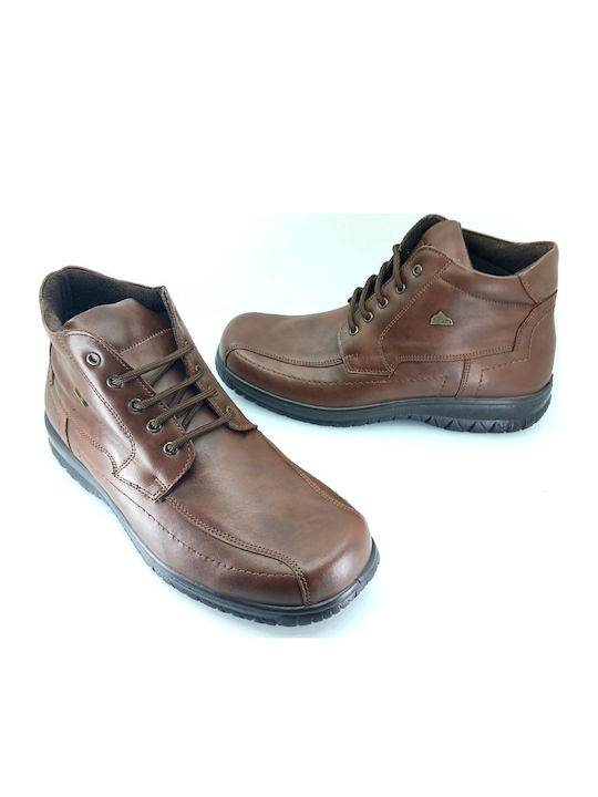 Leather Brown Men's Boots