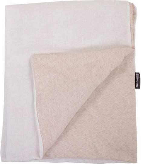 Childhome Nursery Swaddling Blanket with Animal 80x100cm