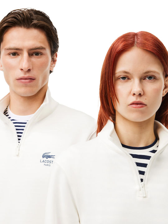 Lacoste Herren Sweatshirt Blanc