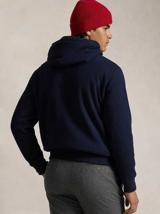 Ralph Lauren Men's Sweatshirt with Hood Navy Blue