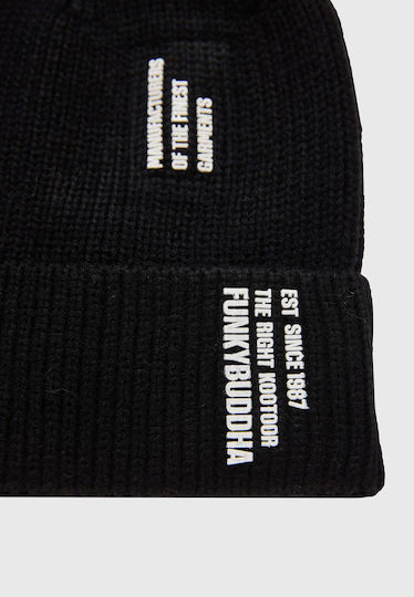 Beanie Beanie Knitted in Black color