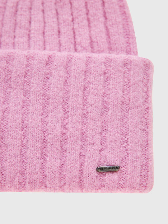 Beanie Beanie Knitted in Pink color