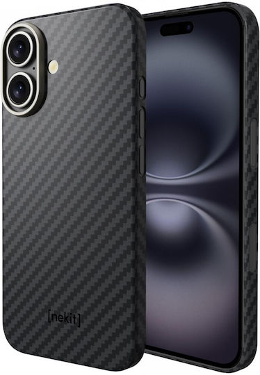 Nekit Back Cover Plastic 1mm Black (iPhone 16 Plus)