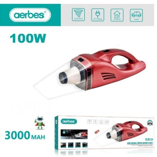 Aerbes Rechargeable Handheld Vacuum 12V Red