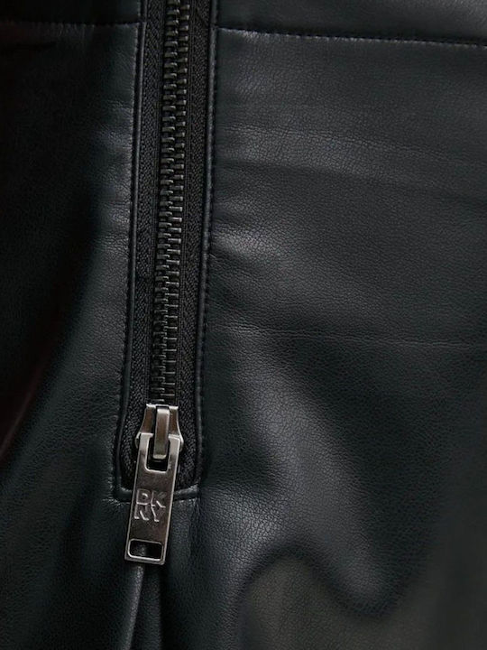 Leder Mini Rock Black