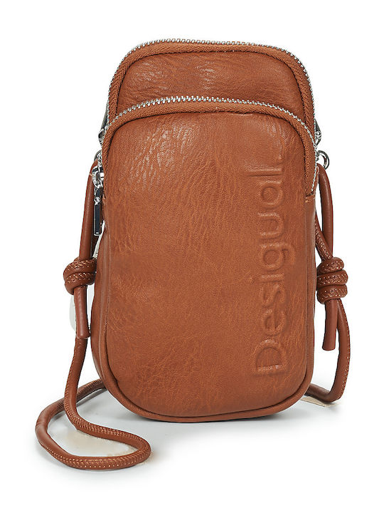 Desigual Mone Half Logo Women's Pouch Hand Brown