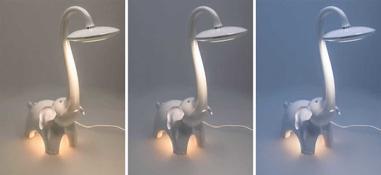 Jumi LED Kinder Schreibtischlampe Berührung Gray 9εκ.