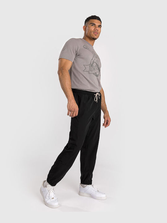 Herren-Sweatpants Set Schwarz/Weiß