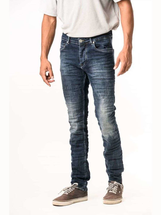 Jean Men's Jeans Pants with Slim Fit Blue