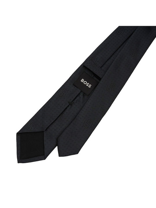 Hugo Boss Men's Tie Silk Printed in Navy Blue Color