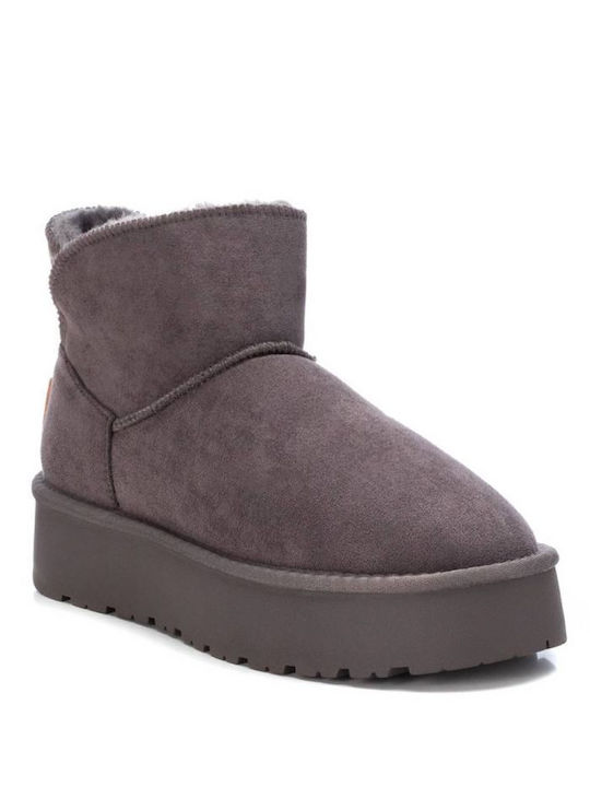 Xti Damen Knöchelstiefel mit Pelz Gray