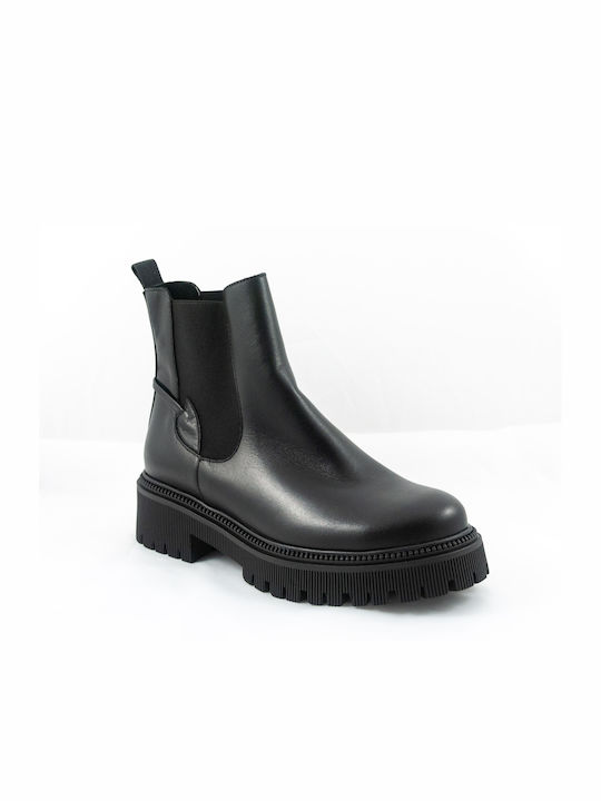 Ragazza Leather Women's Chelsea Boots Black