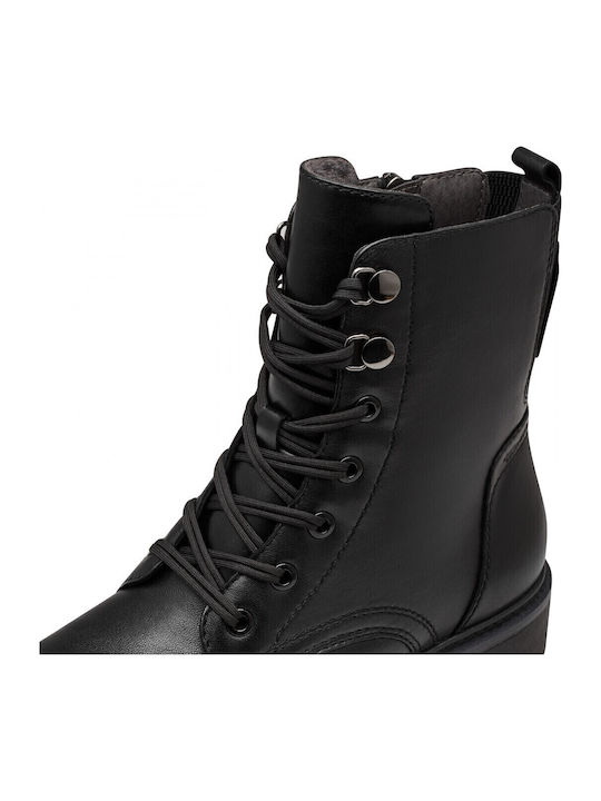 Leather Women's Ankle Boots Black