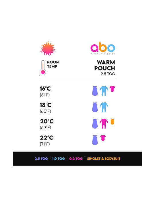 abo Winter Sleeping Bag with Feet 2.5 Tog Mouse