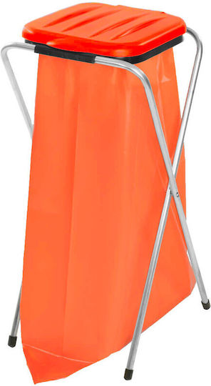 120l Trash Bag Holder Stand Medical Waste Red