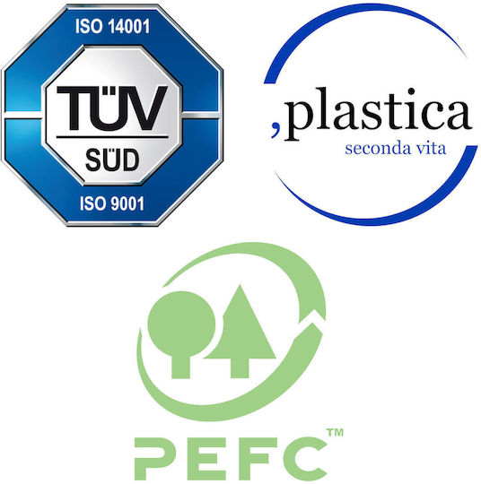 Coș de reciclare pentru sortarea deșeurilor Urba galben 21l