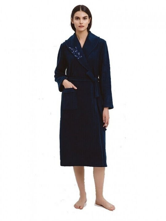 Odyssey Winter Damen Vlies Robe Blue