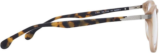 Lozza Plastic Eyeglass Frame Brown Tortoise VL4121 7T1M