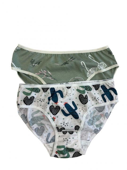 Pretty Baby Set of Kids' Briefs Multicolored 2pcs