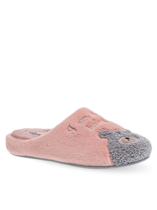 Parex Animal Print Women's Slippers in Pink color