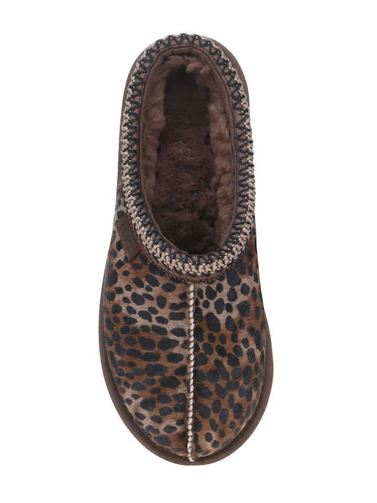 Tasman Caspian Closed Women's Slippers Brown