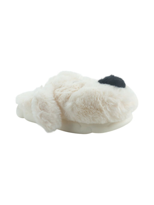 Plato Winter Women's Slippers in White color