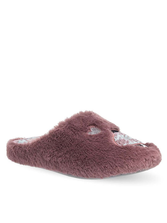 Parex Winter Women's Slippers in Pink color