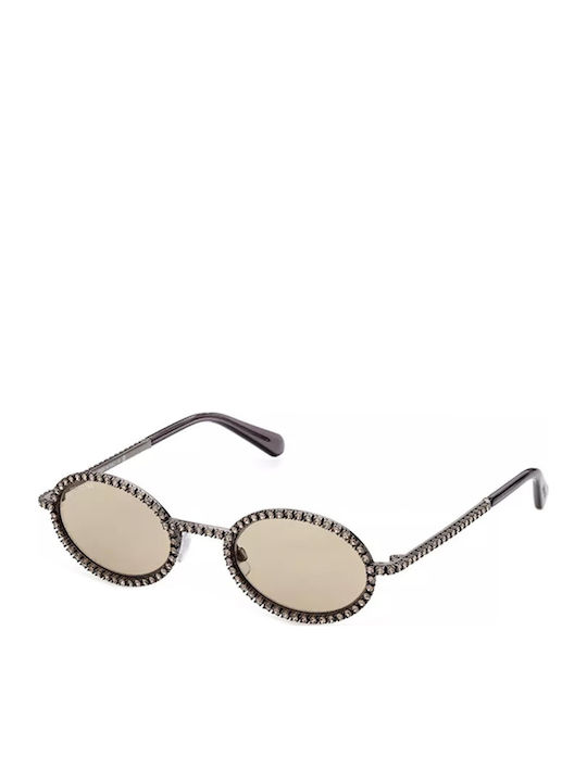 Swarovski Sunglasses Πολύχρωμα with Mixed Frame & Gray Lens Swarovski Sunglasses Πολύχρωμα with Mixed Frame & Gray Lens