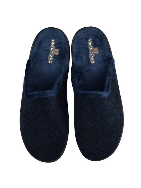 Yfantidis Men's Slipper Blue