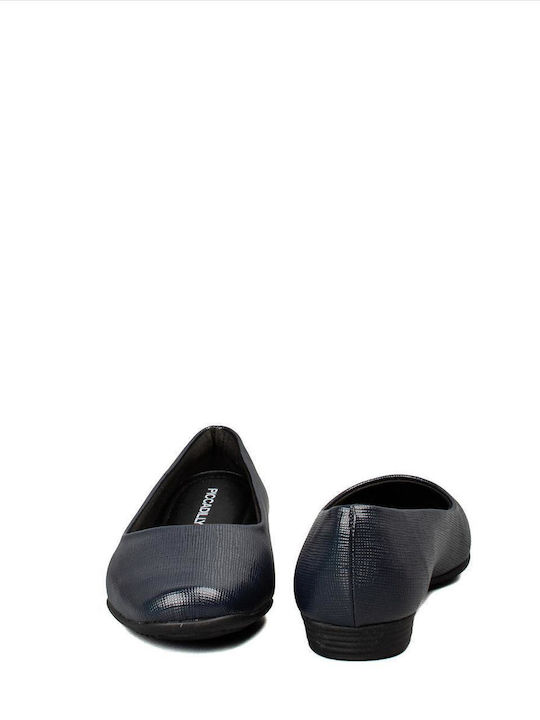 Piccadilly Ballerinas Navy Blue