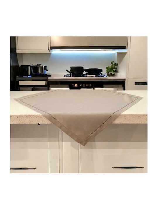 Linea Home Tablecloth Ivy 3688A Mocha 85x85cm
