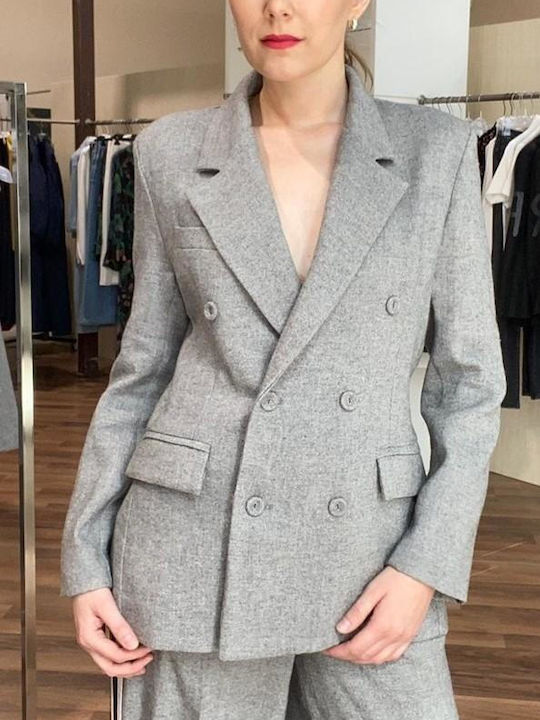 Souvenir Damen Blazer Grey