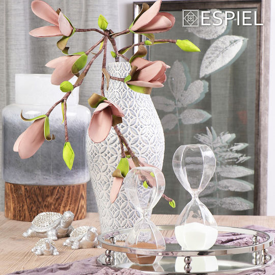 Espiel Ράνερ Βαμβακερό με Δαντέλα Ρόζ 60x190εκ.
