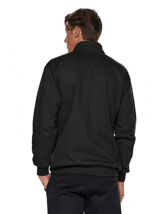 Bodymove Men's Sweatshirt Jacket black