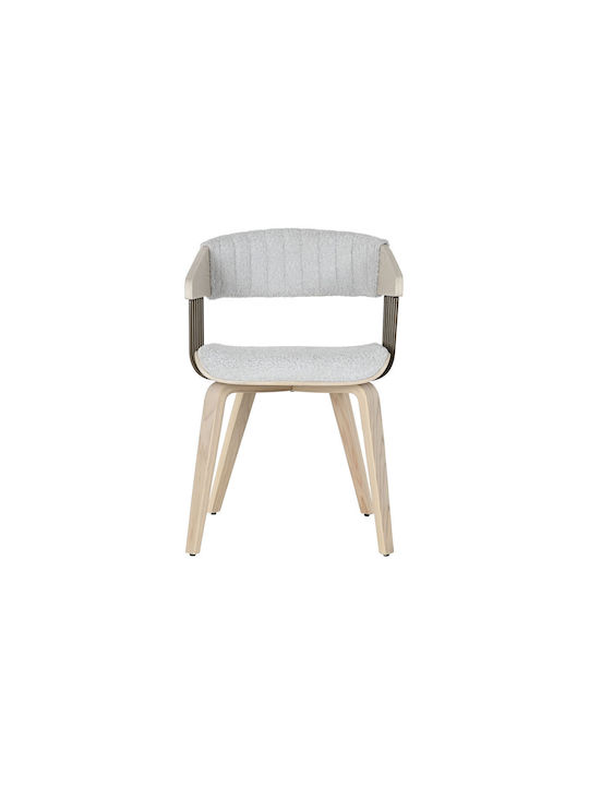 Dining Room Wooden Chair Grey 51x55x76.5cm