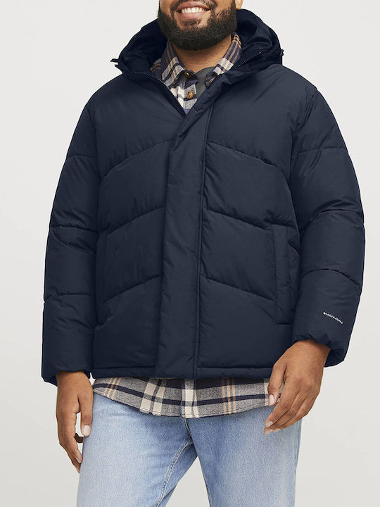 Jack & Jones Men's Puffer Jacket Dark blue