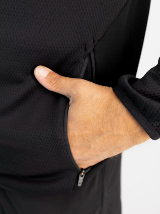 Merak Sweatshirt Für Herren Mit Kapuze In Schwarz