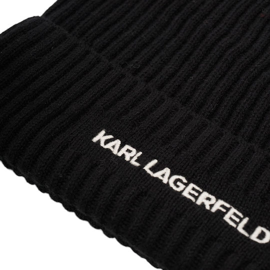 Beanie Masculin Căciulă Tricotat în culoarea Negru