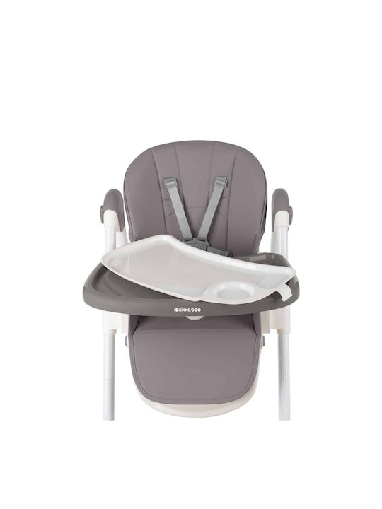 Kikka Boo Spicy Foldable Baby Highchair with Adjustable Height Grey