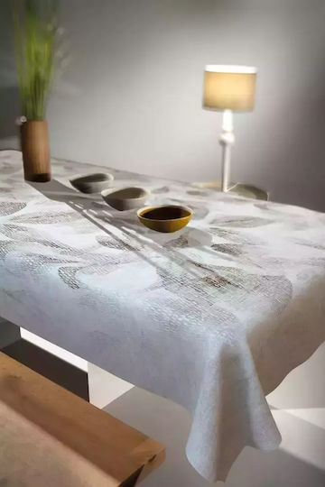 Saint Clair Kariert 1035 Fleckabweisend Stein 145x145cm